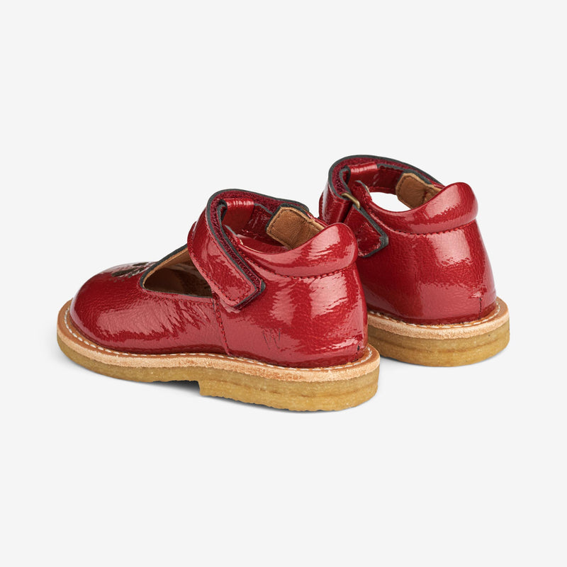 Wheat Footwear Asta Mary Jane Prewalker | Baby Prewalkers 2072 red