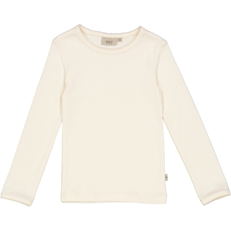 Wheat Main Basic Girl T-Shirt LS Jersey Tops and T-Shirts 3181 cotton