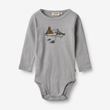 Wheat Main Body Fishing | Baby Underwear/Bodies 1524 winter sky