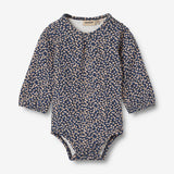 Wheat Main Body L/S Elmine Underwear/Bodies 1481 blue flowers