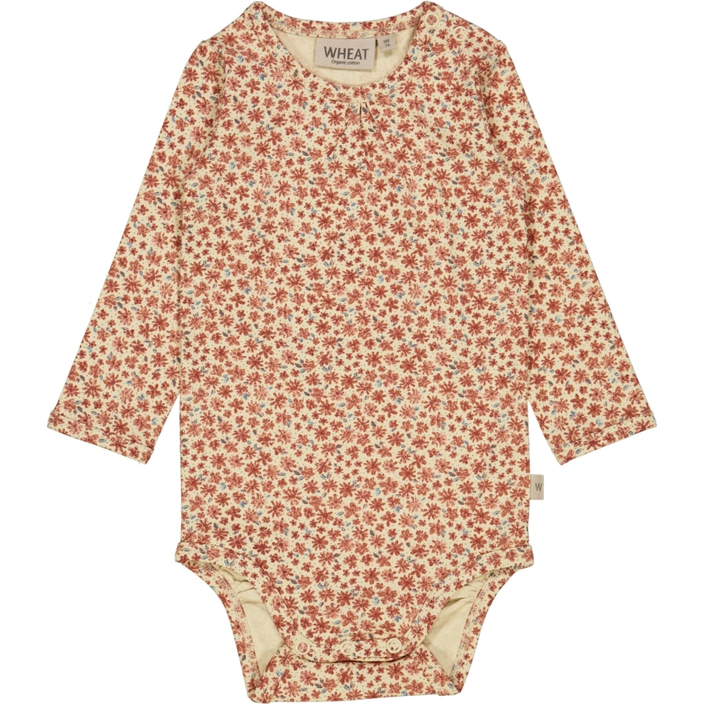 Body Liv - beige flowers – Wheat.co.uk