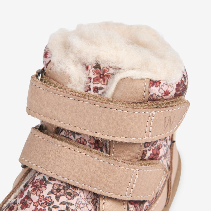 Wheat Footwear Daxi Wool Tex Print | Baby Prewalkers 2036 rose dust flowers