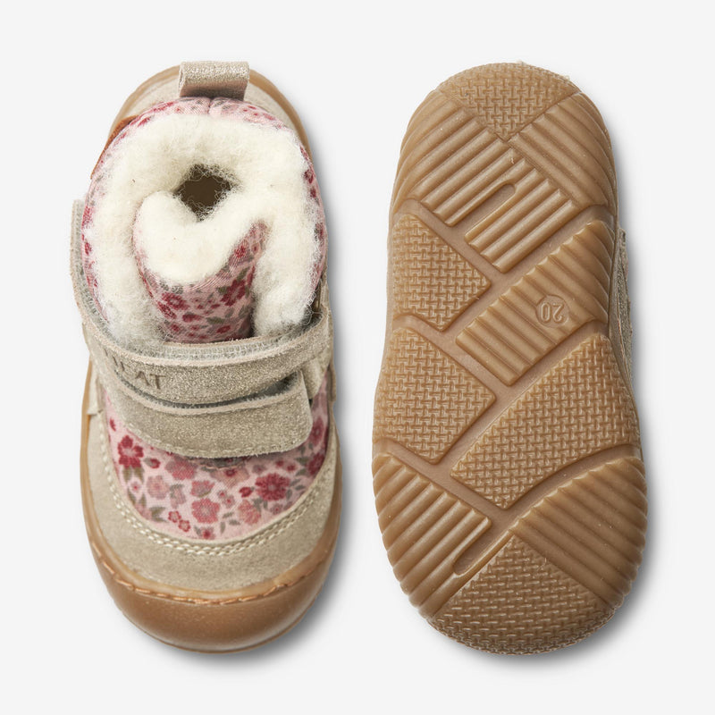 Wheat Footwear Dowi Pre Walker Velcro Tex | Baby Prewalkers 2036 rose dust flowers