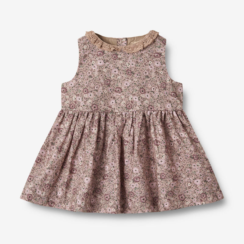 Wheat Main Dress Elma Dresses 1191 rose shadow flowers