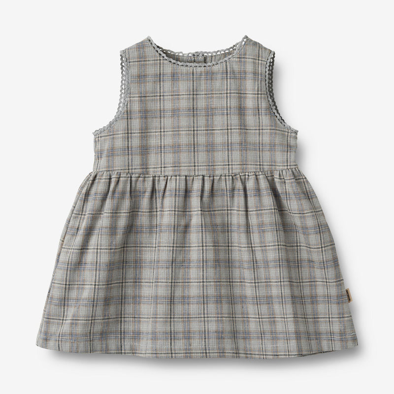 Wheat Main Dress Kirsten Dresses 1125 cloudy blue check