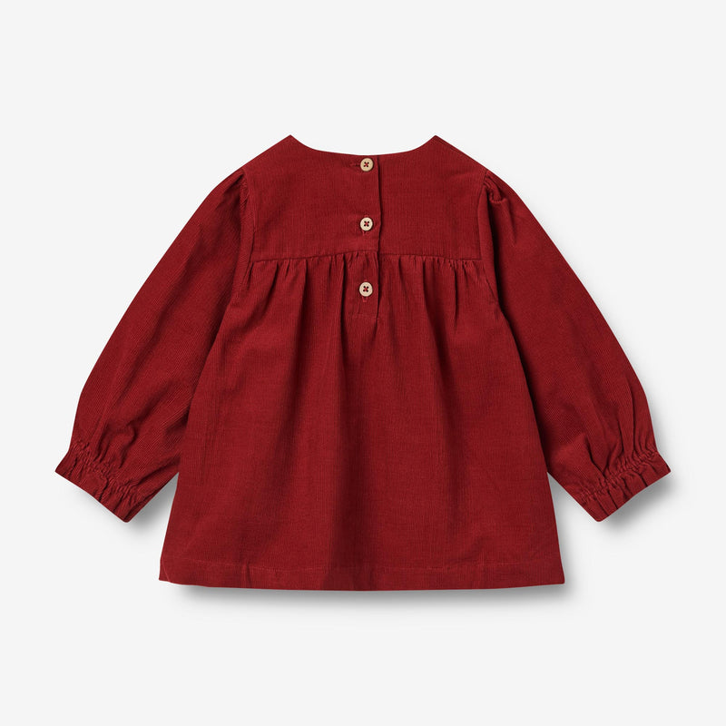 Wheat Main Dress L/S Elvira Dresses 2080 cherry red