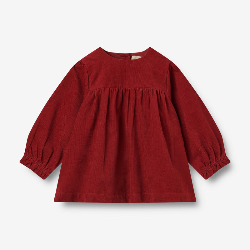 Wheat Main Dress L/S Elvira Dresses 2080 cherry red