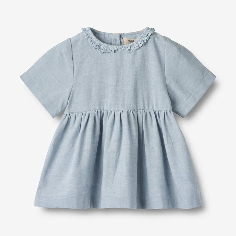 Wheat Main Dress S/S Elma Dresses 1042 blue waves