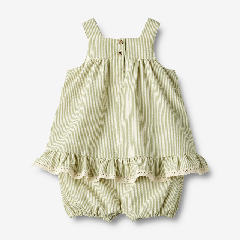 Wheat Main Dress Suit Harriet Dresses 4142 green stripe