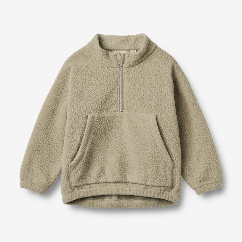 Wheat Outerwear Fleece Anorak Moon Fleece 9516 drift wood