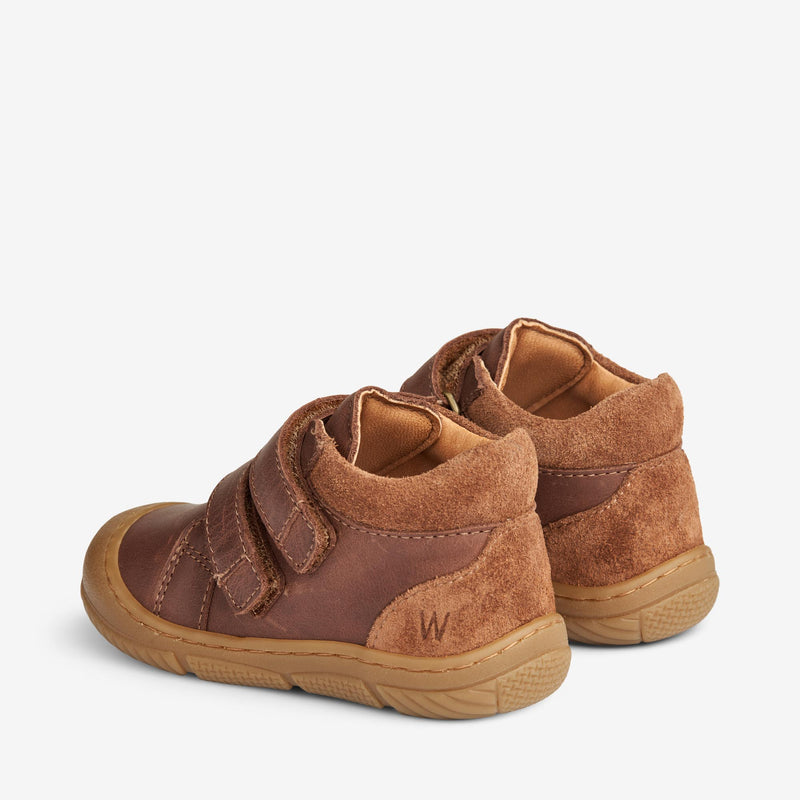 Wheat Footwear Ivan Double Velcro | Baby Prewalkers 9002 cognac