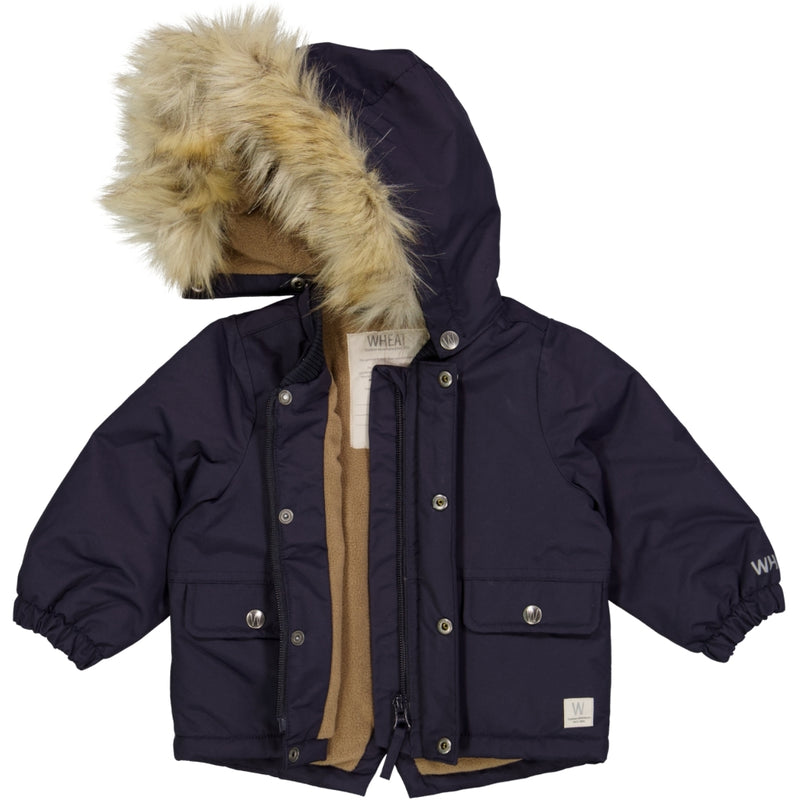 Wheat Outerwear Jacket Lasse Tech Jackets 1020 deep blue