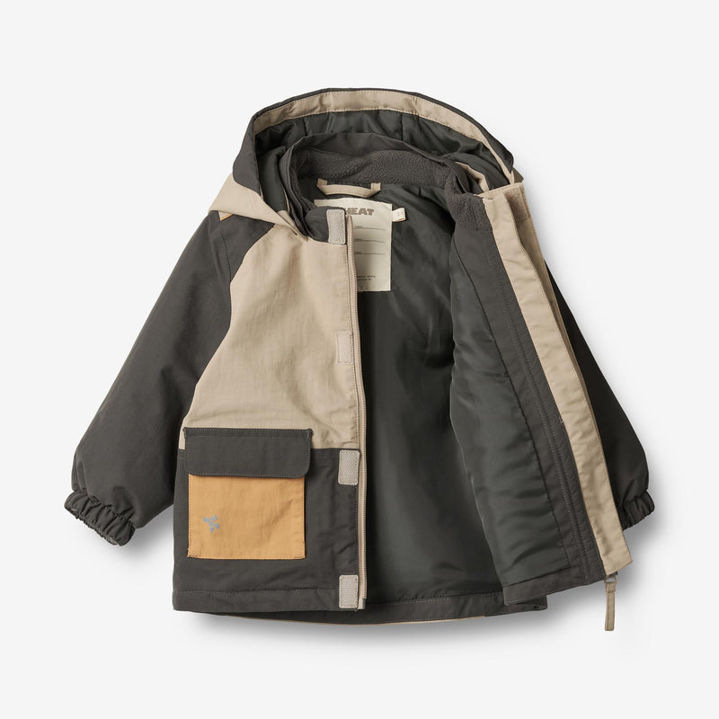 Wheat Outerwear Jacket Laust Tech Jackets 0172 grey sand