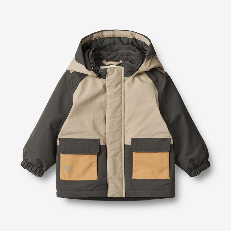 Wheat Outerwear Jacket Laust Tech Jackets 0172 grey sand