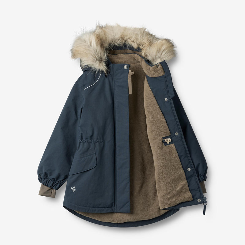 Wheat Outerwear Jacket Mathilde Tech Jackets 1108 dark blue