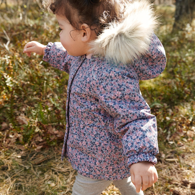 Wheat Outerwear Jacket Mathilde Tech | Baby Jackets 0036 winter flowers