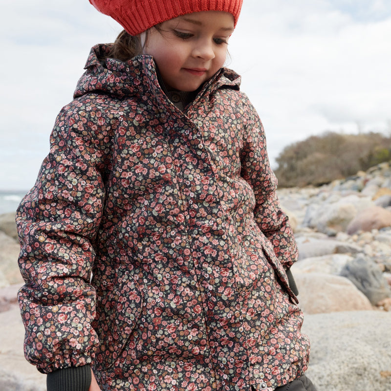 Wheat Outerwear Jacket Tove Tech Jackets 1186 raven wild flowers