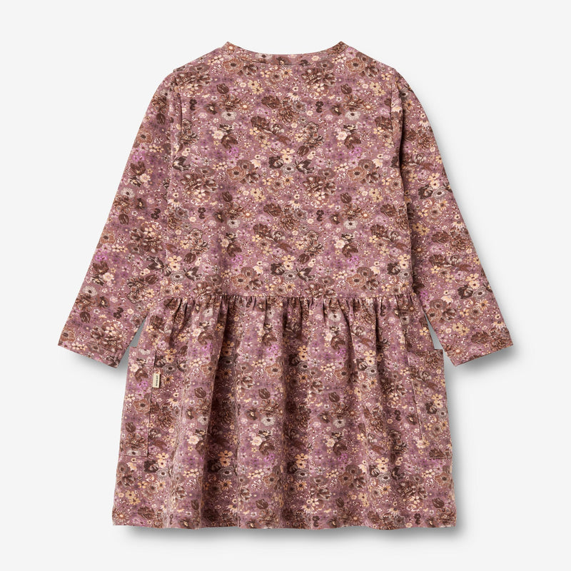 Wheat Main Jersey Dress L/S Bessie Dresses 1347 lavender flowers