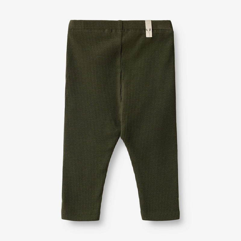 Wheat Main Jersey Leggings Jules | Baby Leggings 4097 deep forest