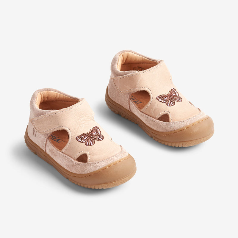 Wheat Footwear W-Jodi Open Shoe | Baby Prewalkers 9009 beige rose