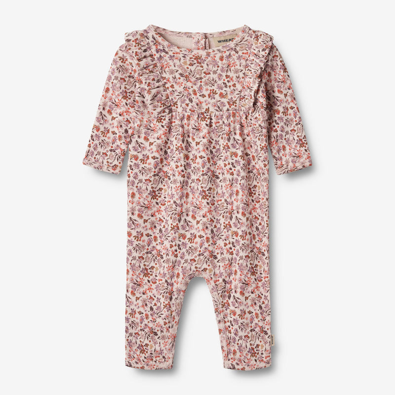 Wheat Main Jumpsuit L/S Kira Jumpsuits 1169 pale rose flowers