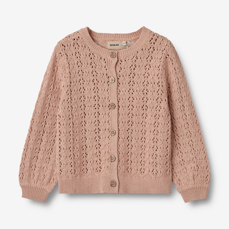 Wheat Main Knit Cardigan Celia Knitted Tops 1157 moonlight rose