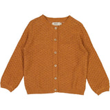 Wheat Main Knit Cardigan Magnella Knitted Tops 3025 cinnamon melange