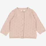 Wheat Main Knit Cardigan Maia | Baby Knitted Tops 1356 pale lilac