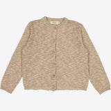 Wheat Main  Knit Cardigan Mille Knitted Tops 1096 warm stone