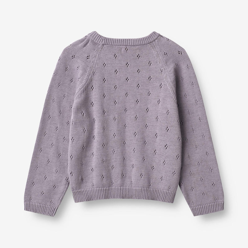 Wheat Main Knit Pullover Mira Knitted Tops 1346 lavender