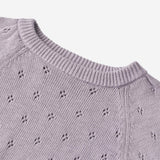 Wheat Main Knit Pullover Mira Knitted Tops 1346 lavender