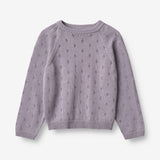 Wheat Main Knit Pullover Mira Knitted Tops 1346 lavender