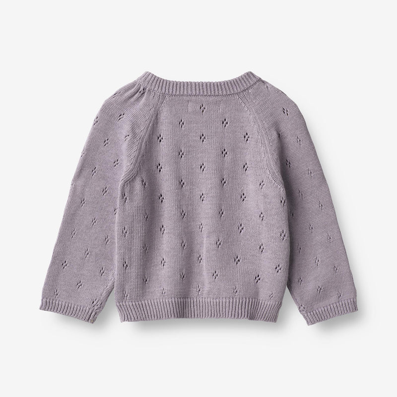 Wheat Main Knit Pullover Mira | Baby Knitted Tops 1346 lavender