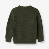 Wheat Main Knit Pullover Petro Knitted Tops 1687 forest night