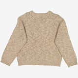 Wheat Main  Knit Pullover Quinn Knitted Tops 1096 warm stone