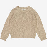 Wheat Main  Knit Pullover Quinn Knitted Tops 1096 warm stone