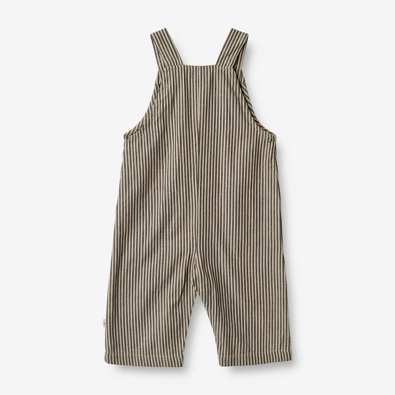 Wheat Main Overall Issey | Baby Trousers 0030 black coal stripe