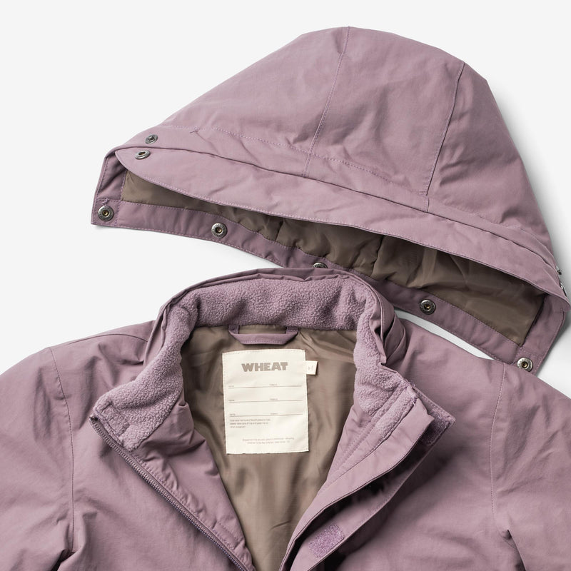 Wheat Outerwear Parka Jello Tech Jackets 1134 dry lilac