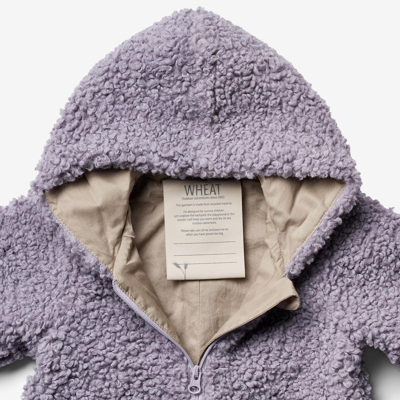 Wheat Outerwear Pile Suit Bambi | Baby Pile 1346 lavender