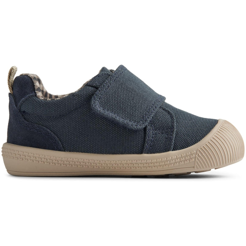 Wheat Footwear Prewalker Kei Prewalkers 1432 navy