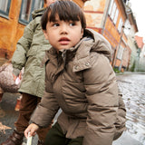 Wheat Outerwear Puffer Jacket Gael Jackets 1138 dry wood