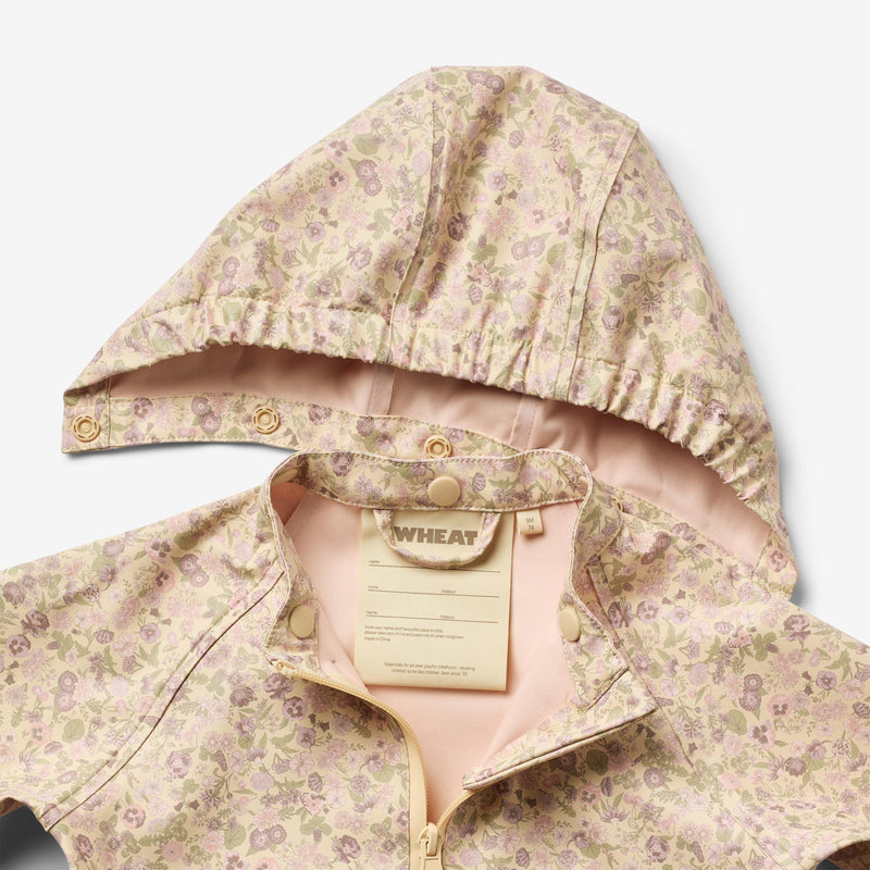 Wheat Outerwear Rainwear Chardy Jacket Rainwear 9521 rose flower field