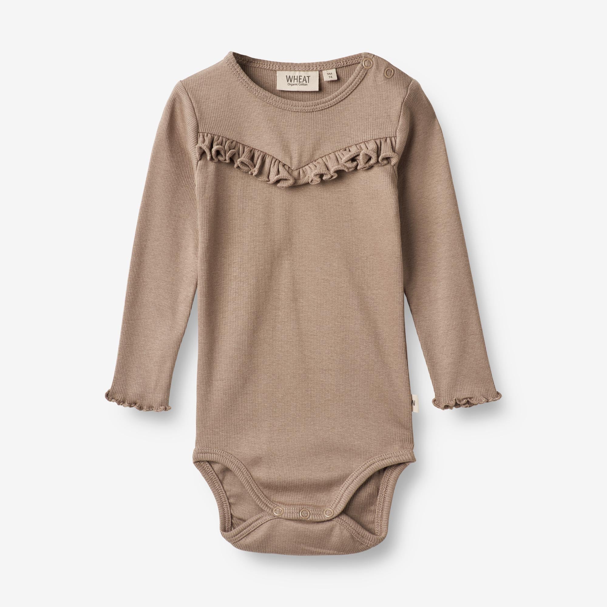 Rib Body Elise | Baby - soft brown – Wheat.co.uk