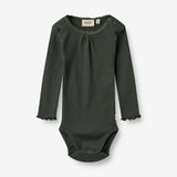 Wheat Main Rib Body Lotta | Baby Underwear/Bodies 0025 black coal