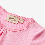 Wheat Main Rib Body S/S Edna | Baby Underwear/Bodies 2356 pink