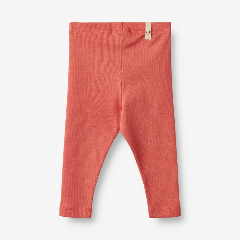 Wheat Main Rib Leggings Maddy | Baby Leggings 2020 faded rose