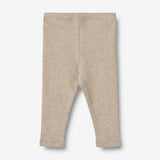 Wheat Main Rib Leggings Maddy | Baby Leggings 0072 gravel melange