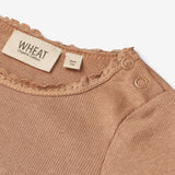 Wheat Main Rib T-Shirt Reese | Baby Jersey Tops and T-Shirts 2121 berry dust