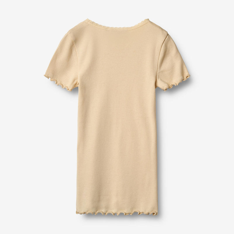 Wheat Main Rib T-shirt S/S Katie T-Shirt 9430 macadamia