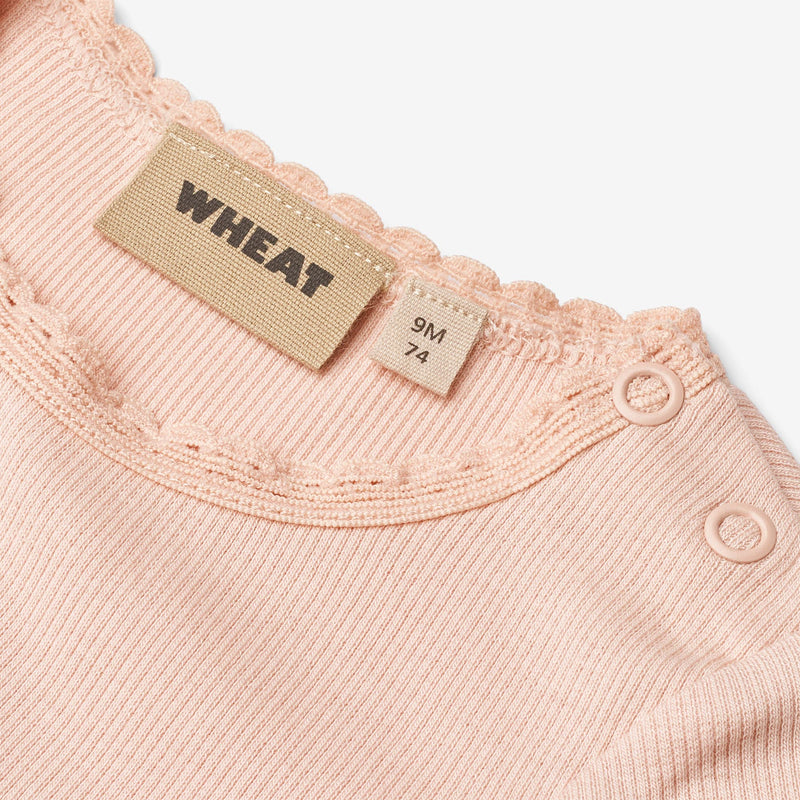 Wheat Main Rib T-shirt S/S Katie T-Shirt 2400 powder